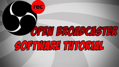 open broadcaster software tutorial|open broadcaster software settings.